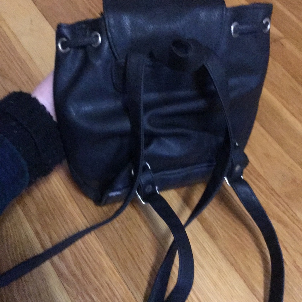 Black Mini Backpack - Picture 4 of 4